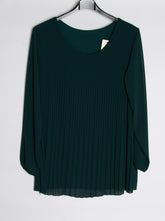 Plisse bluse - Brystmål 130cm - Ingen returret - ITNOV24